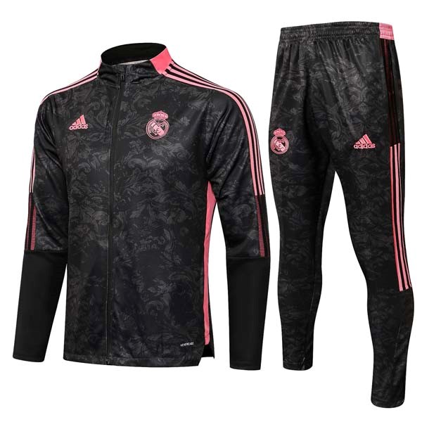 Trainingsanzug Real Madrid 2022 Pink Grau